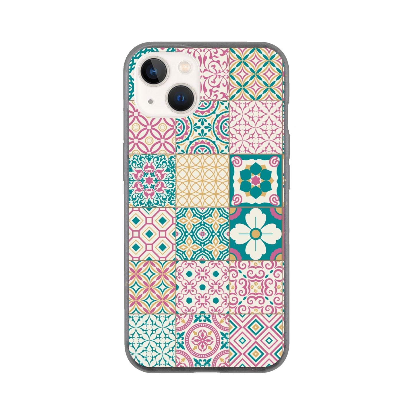 Singapore Heritage Peranakan "Sayang" Bio case (Apple iPhone 15/14/13) | Unique Singapore Souvenir & Novelty Gift