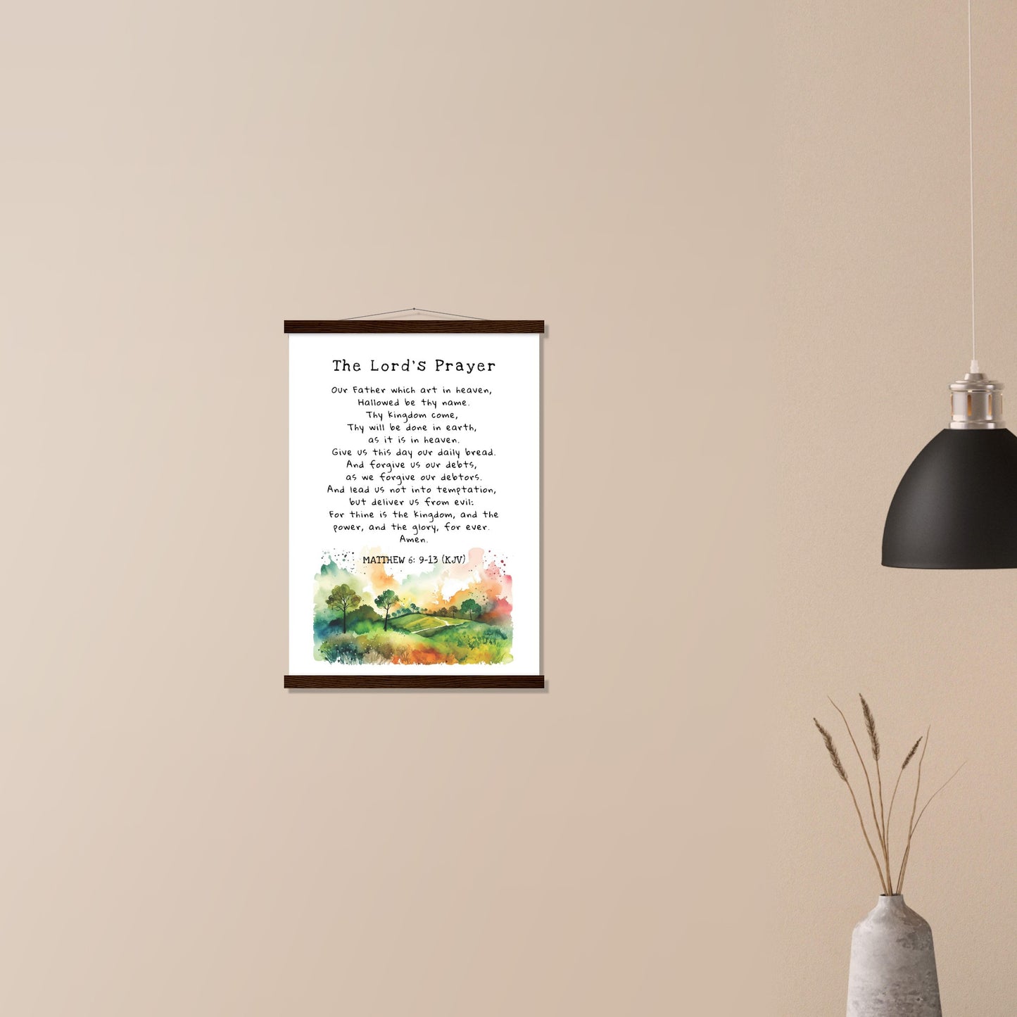 The Lord's Prayer Matte Poster