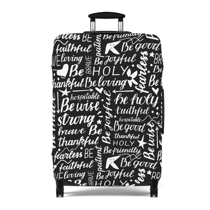 Scripture Print Luggage Cover | Unique Christian Gift & Inspiration