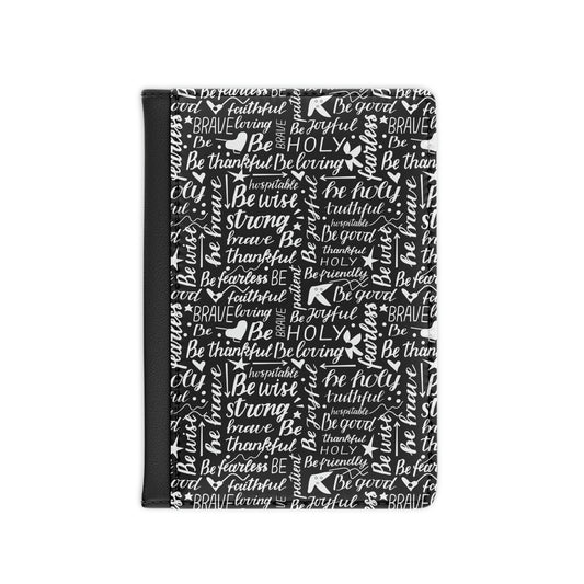 Scripture Print - Passport Cover (PU RFID Blocking Cover) - THE LITTLE BIG TREE