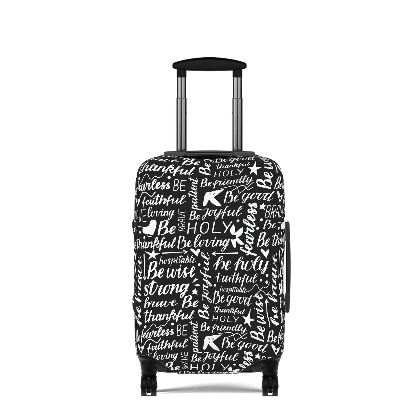 Scripture Print Luggage Cover | Unique Christian Gift & Inspiration