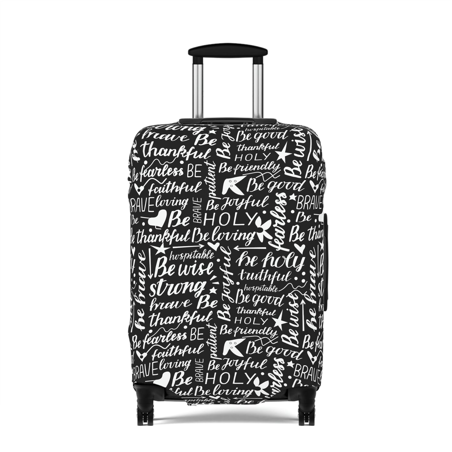 Scripture Print Luggage Cover | Unique Christian Gift & Inspiration