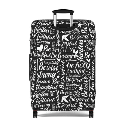 Scripture Print Luggage Cover | Unique Christian Gift & Inspiration