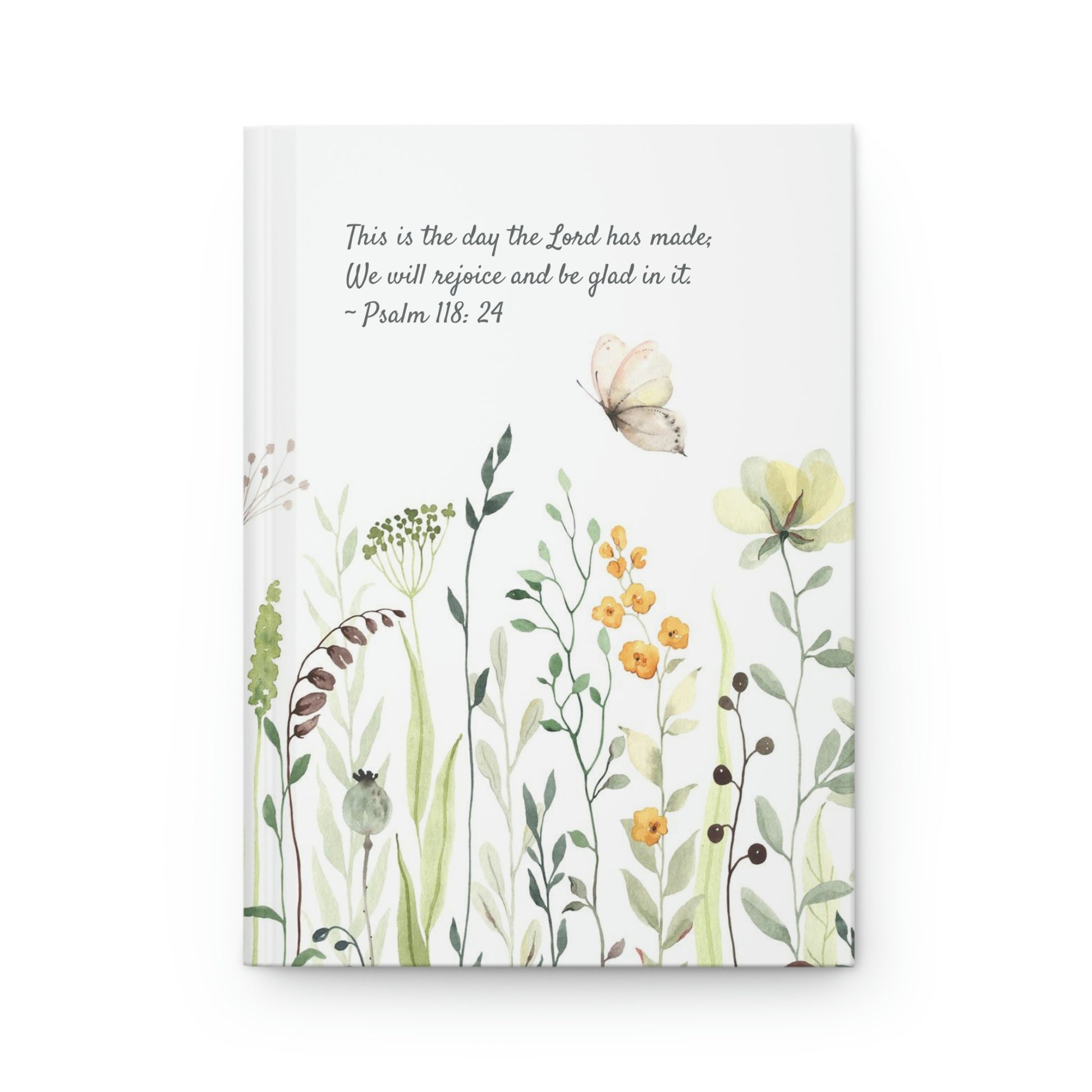 Rejoice (Psalm 118: 24) Hardcover Notebook Journal | Unique Christian Gift & Inspiration