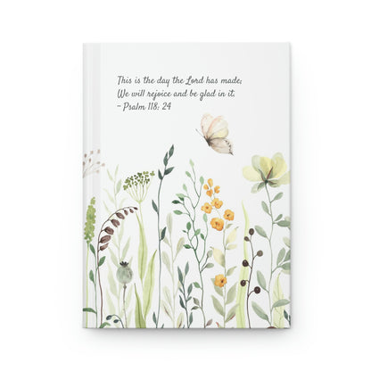 Rejoice (Psalm 118: 24) Hardcover Notebook Journal | Unique Christian Gift & Inspiration