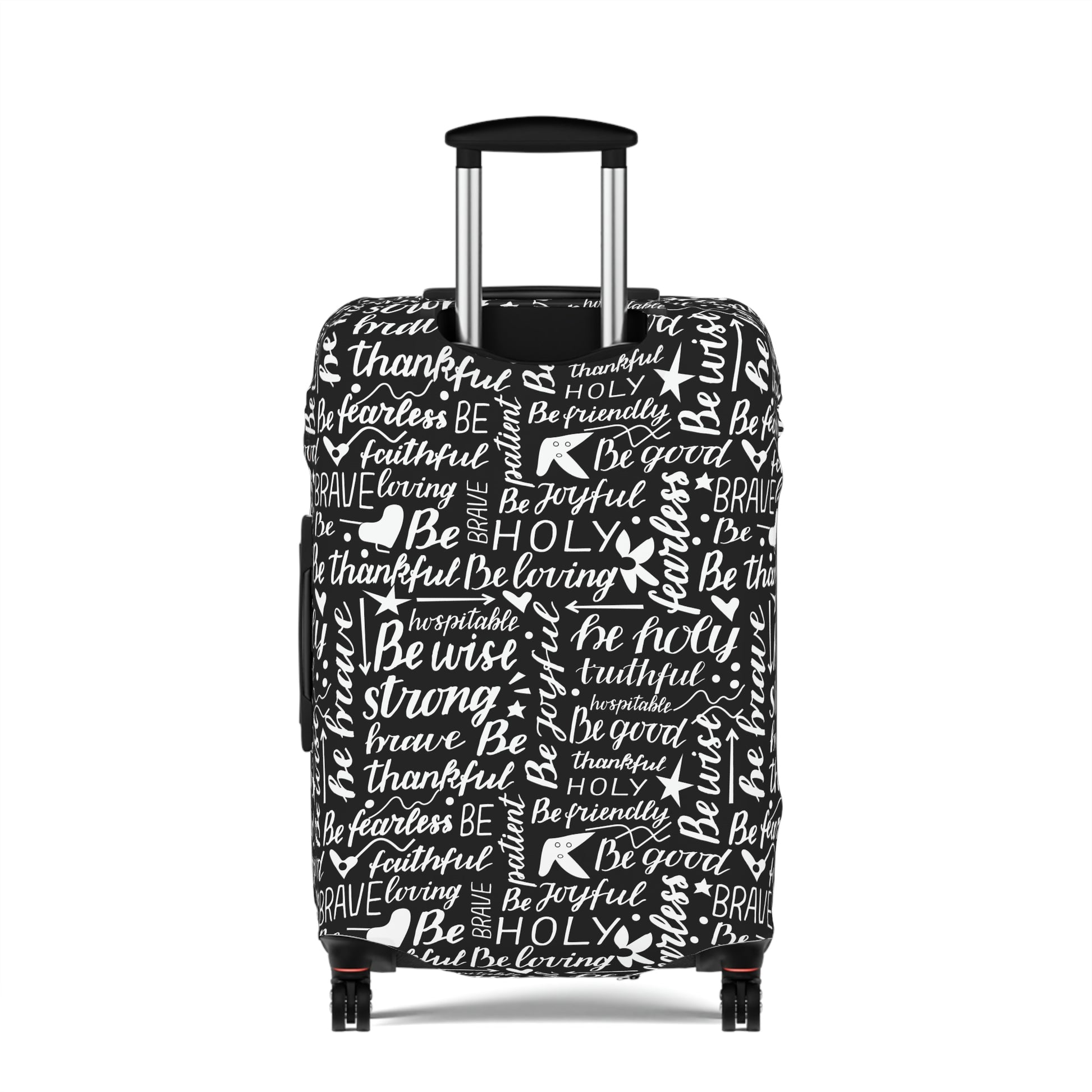 Scripture Print Luggage Cover | Unique Christian Gift & Inspiration